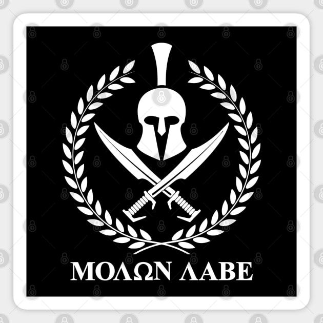 Mod.2 Molon Labe Greek Spartan Magnet by parashop